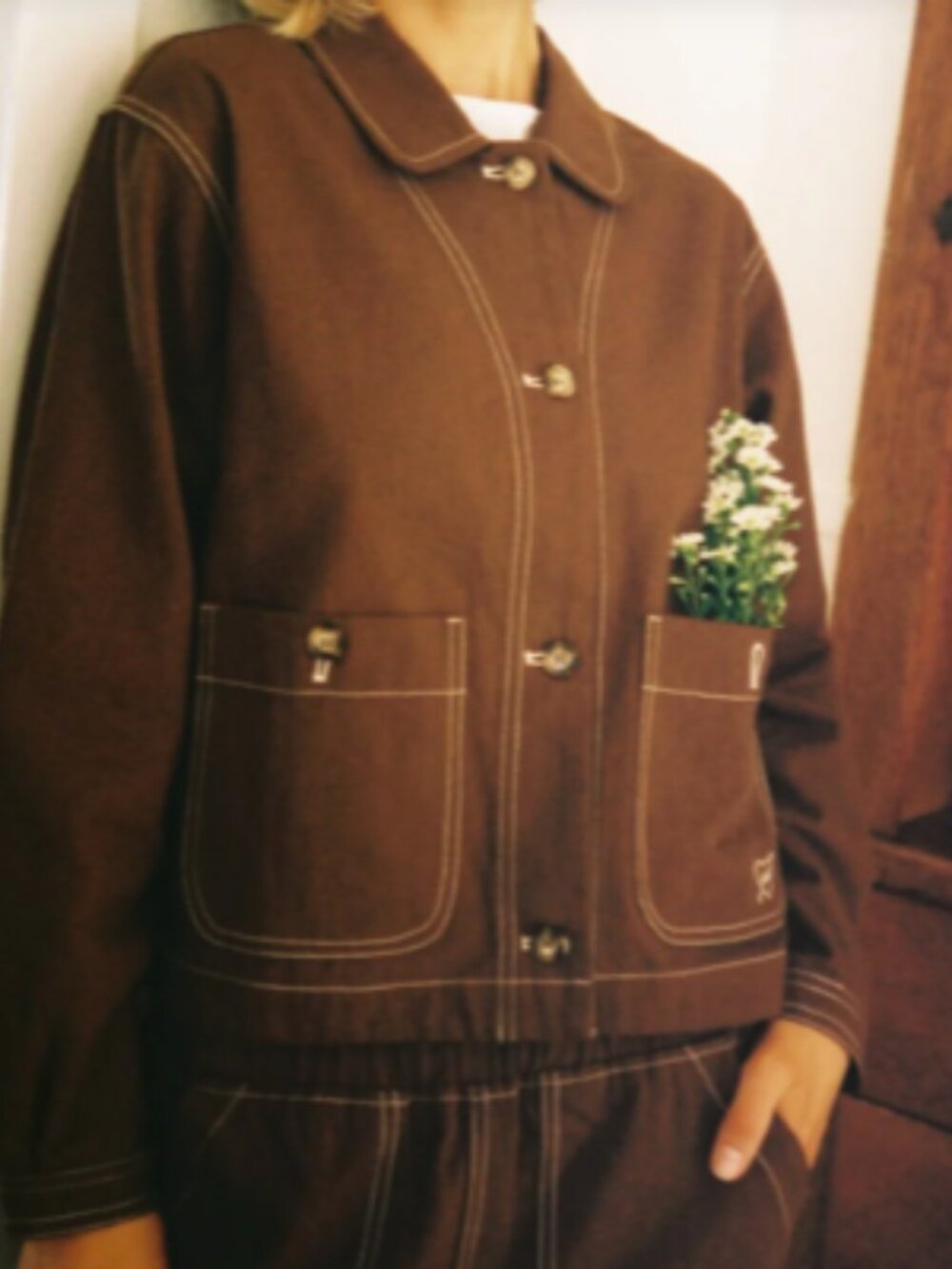 Daphne Jacket - Chocolate - Lisa Says Gah - NWT - LARGE ONLY